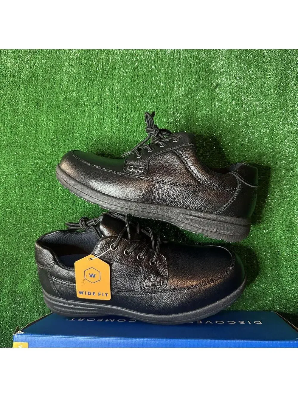 Nunn Bush Cam men's Moc Toe Oxford Shoes BLACK